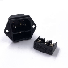 Hot sales IEC JR-101-1F(N) 10A 250V black  AC POWER  SOCKET Mount Plug Adapter